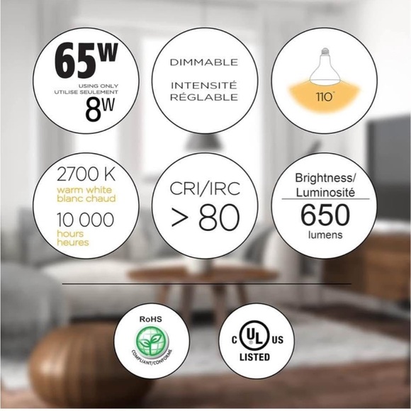 Luminious BASIX LED Bulbs - 2 Pack - Picture 3 of 5